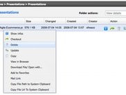 2 - DoCASU document view with context menu