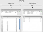 An example of the console with debugging data !