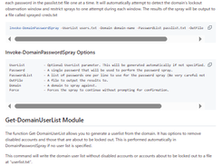 Domain Password Spray Screenshot 1