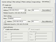 Configuration dialog of the Grid feature of Dotplot.