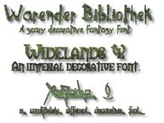 An example use of three fonts