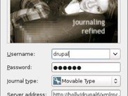 Login window