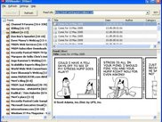 The main screenshot of dRSSReader