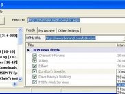 This shot displays how OPML files are managed to subscribe.