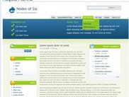 A drupal theme Acquia Marina