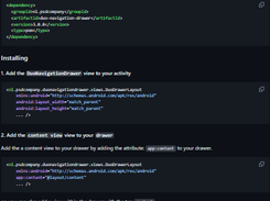 Duo Navigation Drawer Screenshot 1