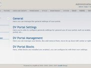 Main Panel of ACP DV Portal