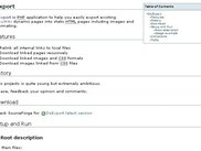 DwExport result example
