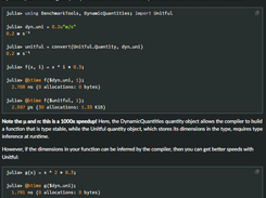 DynamicQuantities.jl Screenshot 1