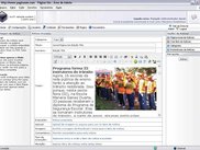 Postagem de Notcias com editor HTML WYSIWYG
