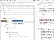 Plugin showing context menu
