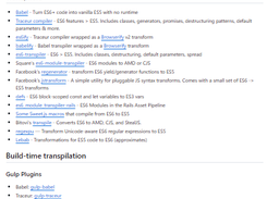 ECMAScript 6 Tools Screenshot 1