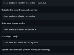 ECS Deploy Screenshot 1