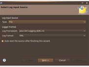 3) Select Log Source Wizard (Page 1)