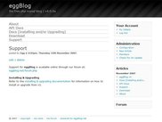 Blog/News Article (Logged In as Admin)