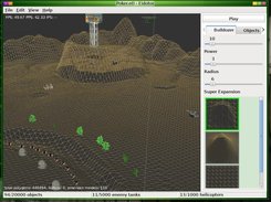 The level editor in action