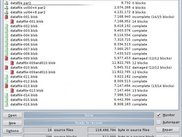 Verify/repair window with loaded recovery set