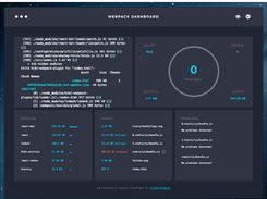 electron-webpack-dashboard Screenshot 1