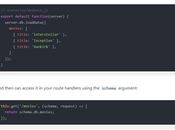 Ember CLI Mirage Screenshot 1