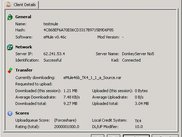 Client details dialog