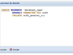focused create database form (step 2)