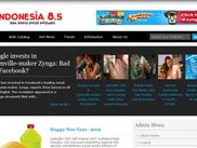 Frontpage eNdonesia 8.5