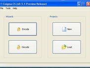 Main window (Enigma CS v0.5.1.672)