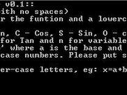 The main, welcoming screen of Equalculator