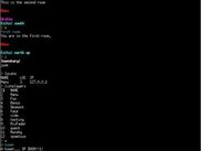 Telnet session