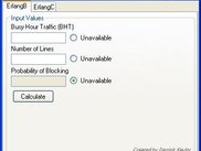 Erlang B calculator