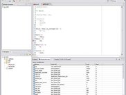An open editor and the process list view
