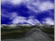 Terrain and sky dome