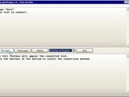 Main window, simple interface. CSS skinned HTML Application.