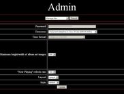Admin page of EvilPoster 1.02