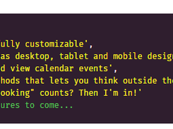 evo-calendar Screenshot 1