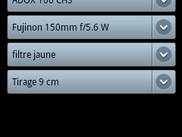 Step 2 - film/filter/extension