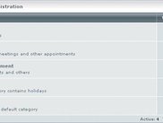 Category Administration - Main page