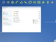 Open eyeHome and you can manage your files...