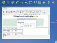 Use eyeEdit to write complex texts and save them!