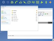 eyeOS is a real WebOS or Web Desktop: eyeEdit and eyeHome