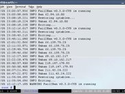 Fail2Ban log file output example