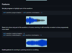 FDWaveformView Screenshot 1