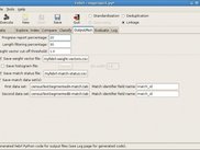 Febrl GUI output page for a linkage.