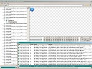 2. Log windows showing scan details