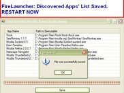 2. Save List of Discovered Applications
