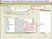 4. If you prefer Shortcuts to System Tray Menu.