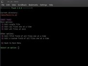 Select files to edit