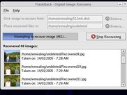 Flashback recovering from a disk image.