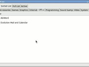 Sorted List View, Category Selected