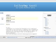Flash version of WordPress default theme